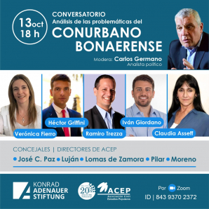 Héctor Griffini expondrá en un panel sobre política bonaerense