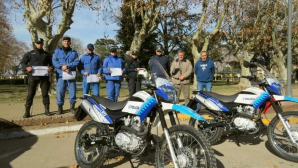 Se adquirieron dos nuevas motos para la Policía Comunal de Suipacha