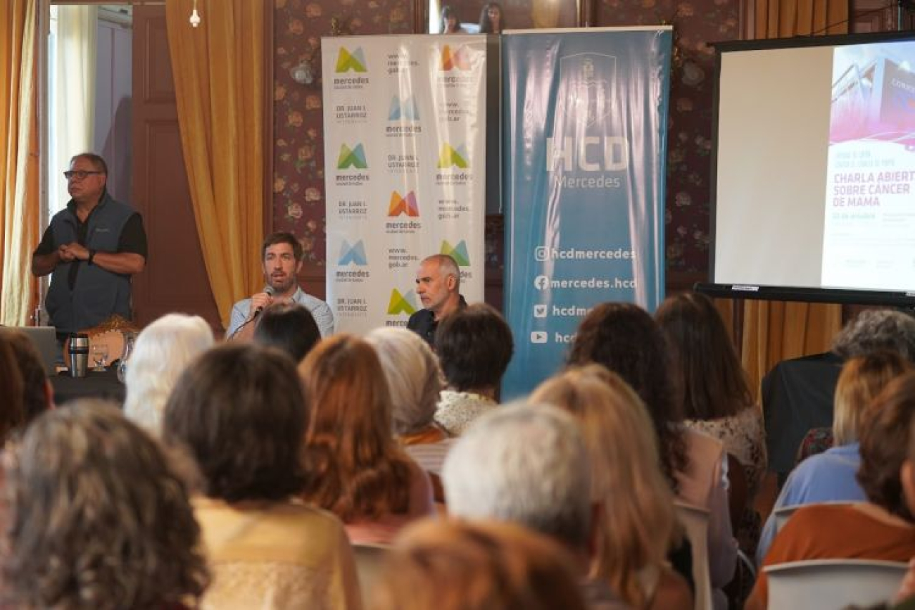 Mercedes: Nutrida charla sobre la prevención del cáncer de mama