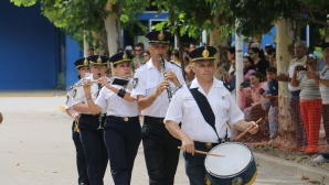San Andrés de Giles: Se realizó el desfile civil