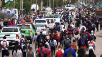 Los peregrinos ya parten de Liniers
