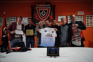EL CLUB COLÓN REALIZÓ SU PRESENTACIÓN CON LA PRESENCIA DEL INTENDENTE MUNICIPAL