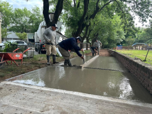 Suipacha: Siguen adelante las obras de Plaza Brown