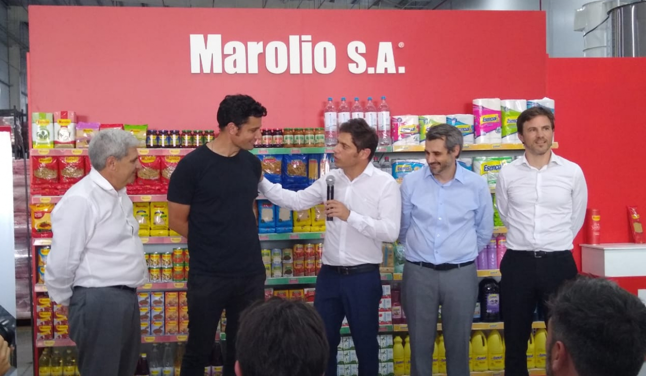 AXEL KICILLOF VISITÓ GENERAL RODRIGUEZ PARA LA INAUGURACIÓN DE MAROLIO