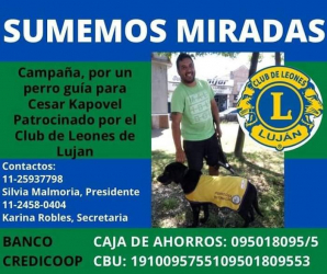 "Sumemos Miradas", la campaña solidaria del Club Leones Luján