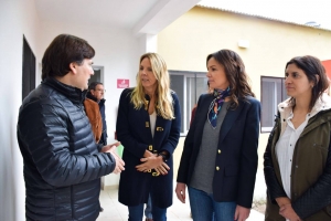 CAROLINA STANLEY RECORRIÓ OBRAS EN GENERAL RODRIGUEZ