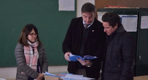 LUJÁN: VISITA DEL DIRECTOR GENERAL DE CULTURA Y EDUCACIÓN PROVINCIAL