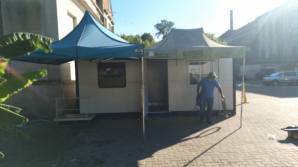 Nuevo consultorio modular para hisopados en el Hospital Vicente López