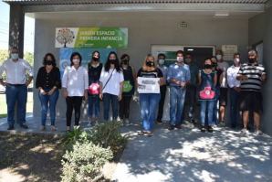 Ustarroz anunció la construcción de un nuevo Jardín Espacio Primera Infancia