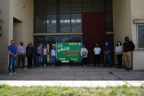 Ustarroz visitó la Escuela Técnica Nº2 de Gowland que cumplió 15 años en la comunidad