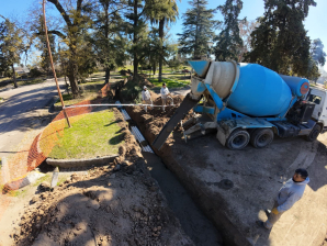 Luján: Avanza la puesta en valor integral del Parque Ameghino