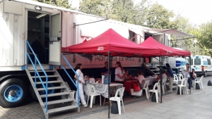 LUJÁN: CAMPAÑA DE DONACIÓN DE SANGRE FRENTE AL MUNICIPIO