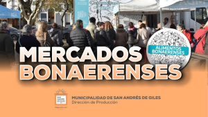 San Andrés de Giles: Llega Mercados Bonaerenses el viernes 7 de noviembre