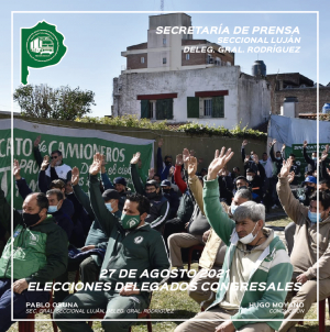 Camioneros: se realizaron las elecciones a delegados congresales 2021-2023