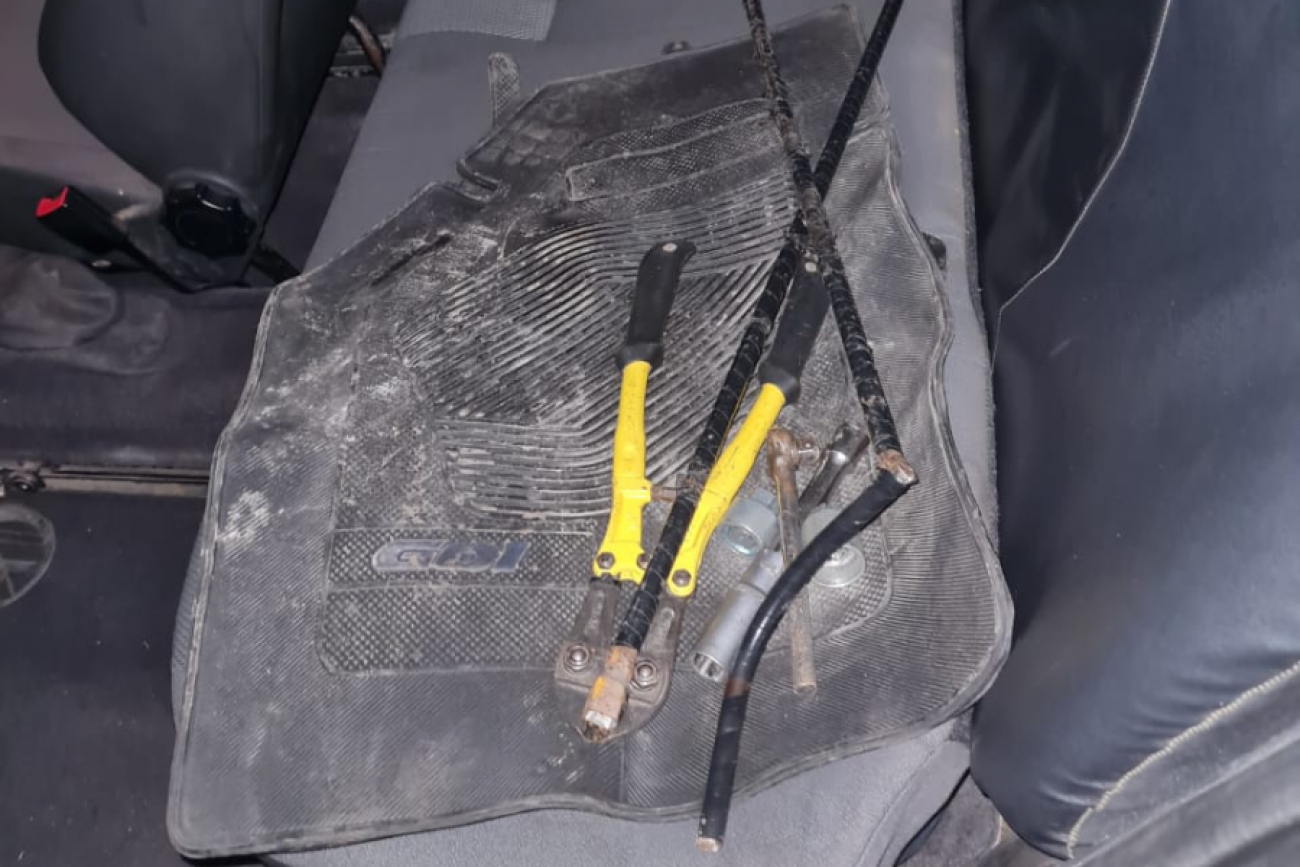 Giles: atraparon a una banda de robaruedas