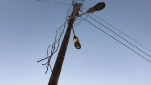 Robo de cables genera corte de energía