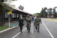 Ministra de Seguridad Sabina Frederic visitó el Instituto “Cabo Romero” de Gendarmería Nacional