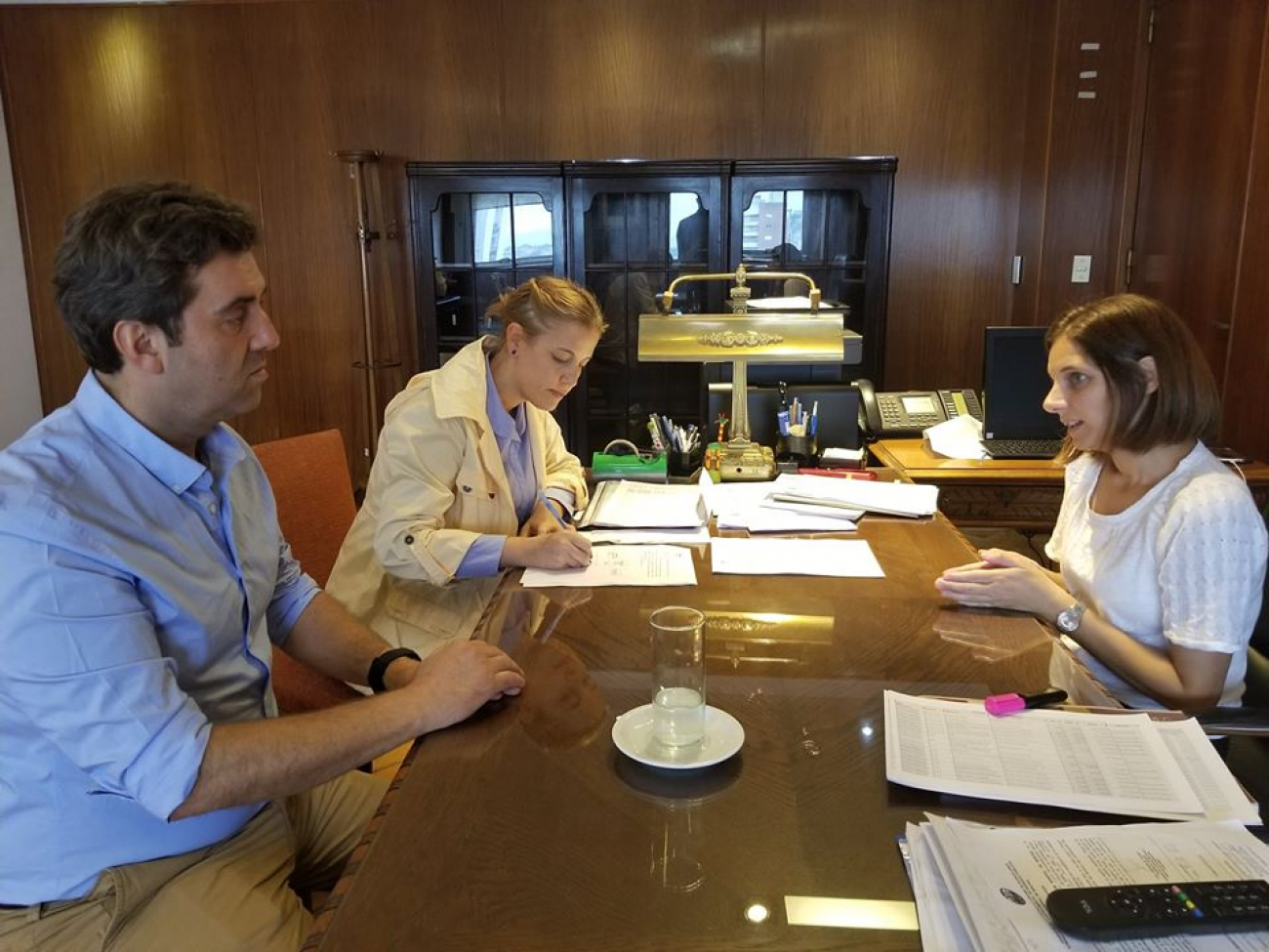 DEMANDA ALIMENTARIA EN LUJÁN: EL INTENDENTE SE REUNIÓ CON MIEMBROS DEL MINISTERIO DE DESARROLLO SOCIAL DE LA NACIÓN