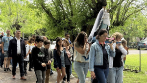 San Andrés de Giles: Se realizó la misa y el acto protocolar de las patronales de Azcuénaga
