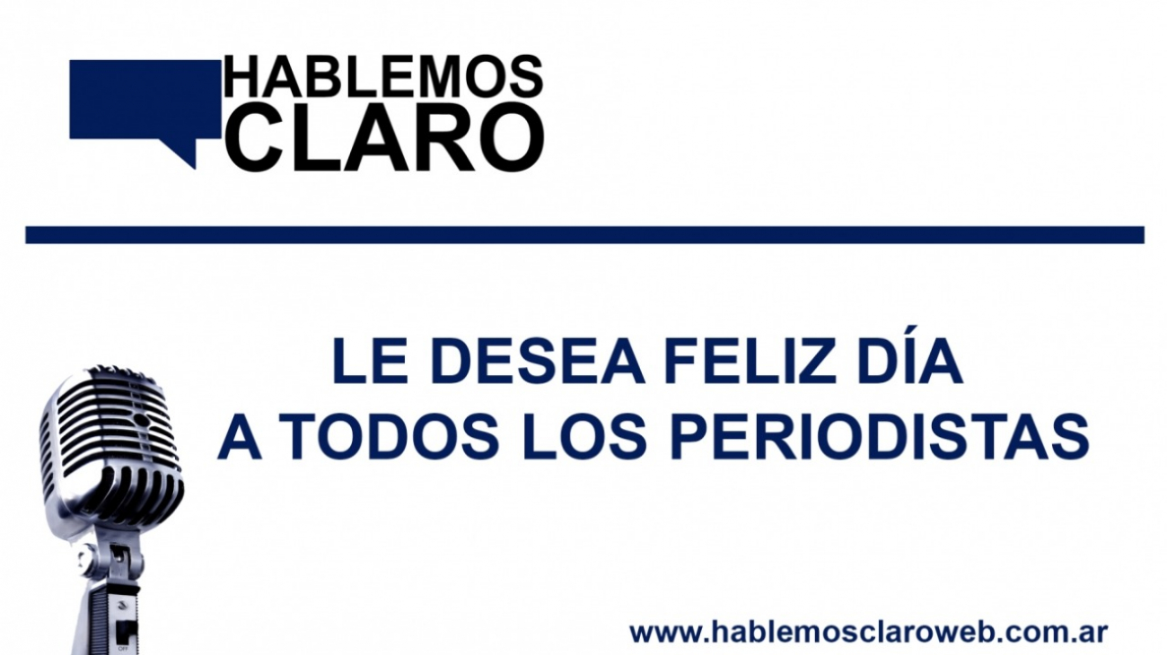 ¡FELIZ DÍA DEL PERIODISTA!
