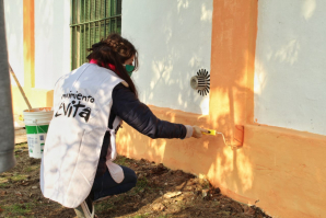 Avanzan trabajos de pintura en seis instituciones educativas 