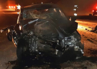 Violento choque en el ingreso a Suipacha deja una joven en grave estado