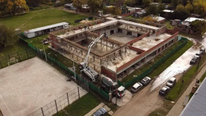 General Rodríguez: Avanza la obra de la Escuela Primaria N°24