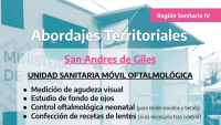 San Andrés de Giles: Operativo de Salud Visual con la Unidad Sanitaria Móvil Oftalmológica