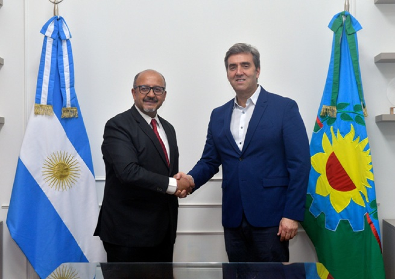 Luján recibió la visita oficial del Embajador de la India para fortalecer vínculos de cooperación e intercambio