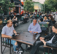 Casset celebró la peatonalización de la zona céntrica propuesta por la Juventud Radical