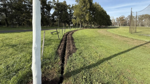 San Andrés de Giles: Parque Municipal, se viene una mejor iluminación en las Pistas de Atletismo y Ciclismo
