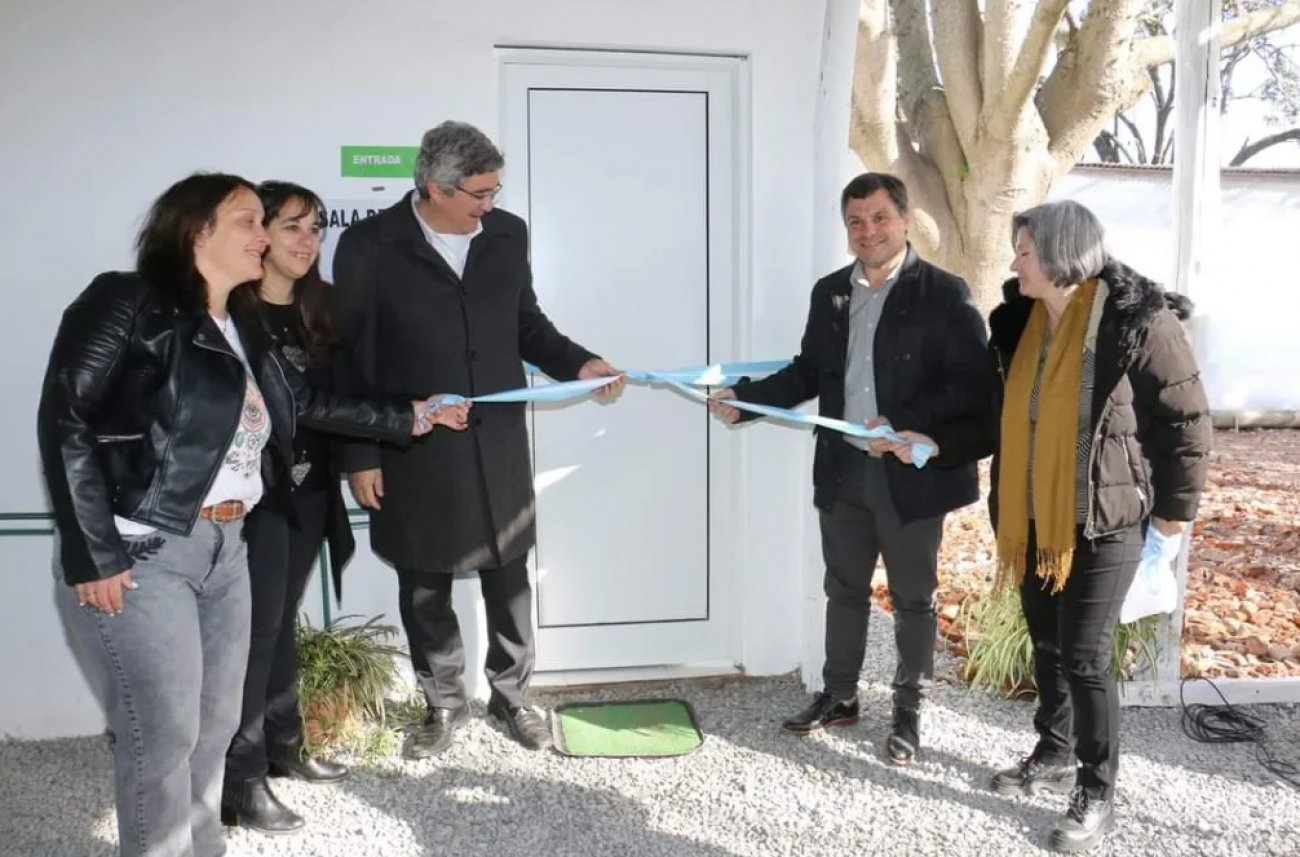 El intendente de Giles inauguró la sala de faena del CEPT N° 2