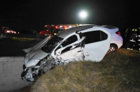 Suipacha: choque en ruta 5 entre auto y camión