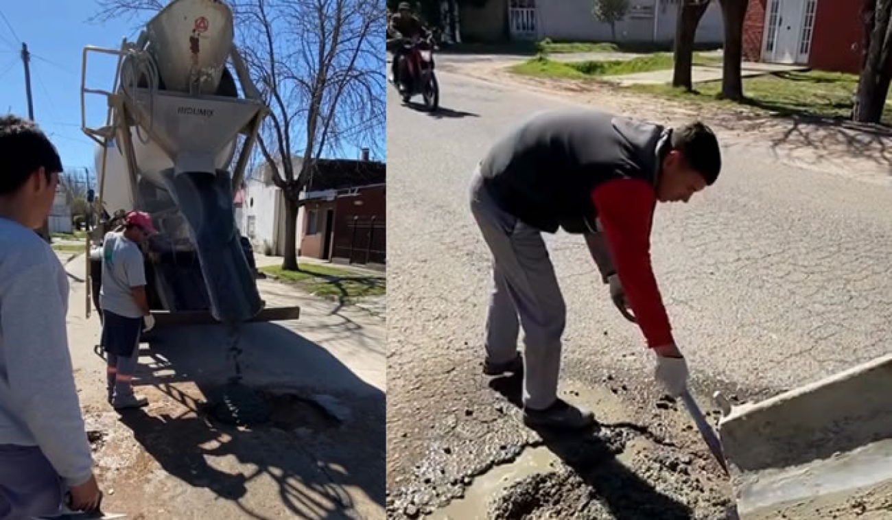 Mercedes: El Municipio avanza con un plan de bacheo para mejorar las calles