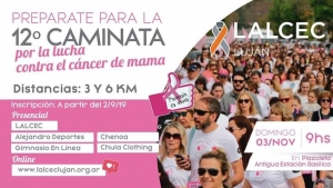 LUJÁN: ESTE FIN DE SEMANA SE REALIZARÁ LA CAMINATA DE LALCEC