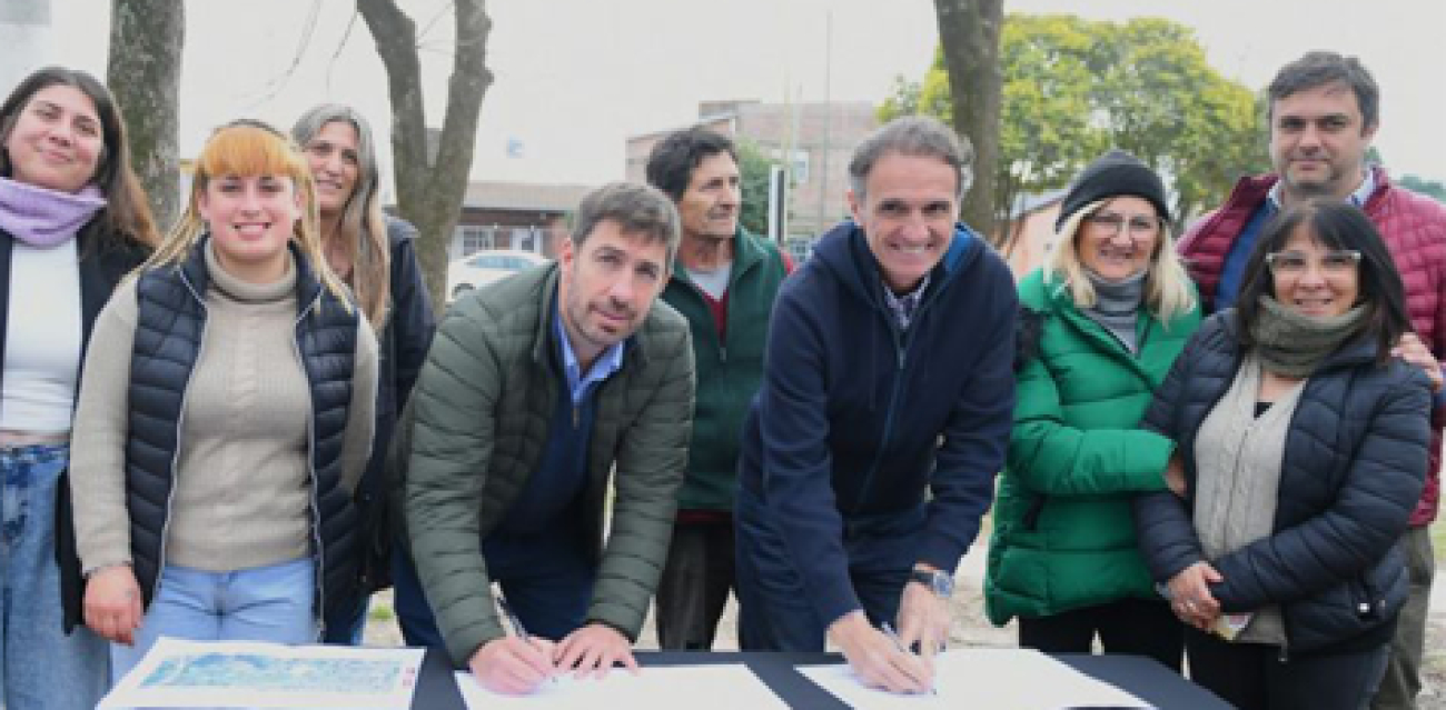 Mercedes: Ustarroz anunció junto a Katopodis la pavimentación de la Av. San Martín