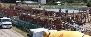 Avanza la obra de la Escuela Secundaria del barrio La Campanilla de General Rodríguez