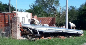 Fuerte temporal en San Andrés de Giles