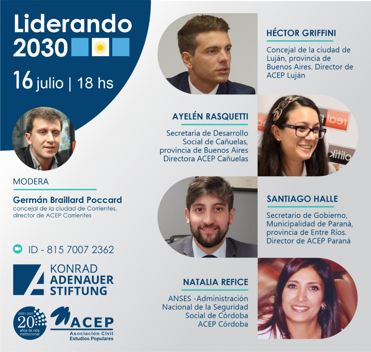 Héctor Griffini disertará en el ciclo Liderando 2030