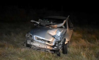 Mercedino colisiona en Ruta 5
