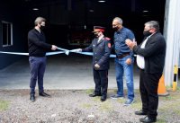 Se inauguró el nuevo Destacamento de Bomberos en la localidad de Open Door
