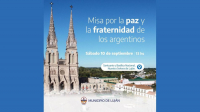 Este sábado se realiza la &quot;Misa por la Paz&quot; en la Basílica