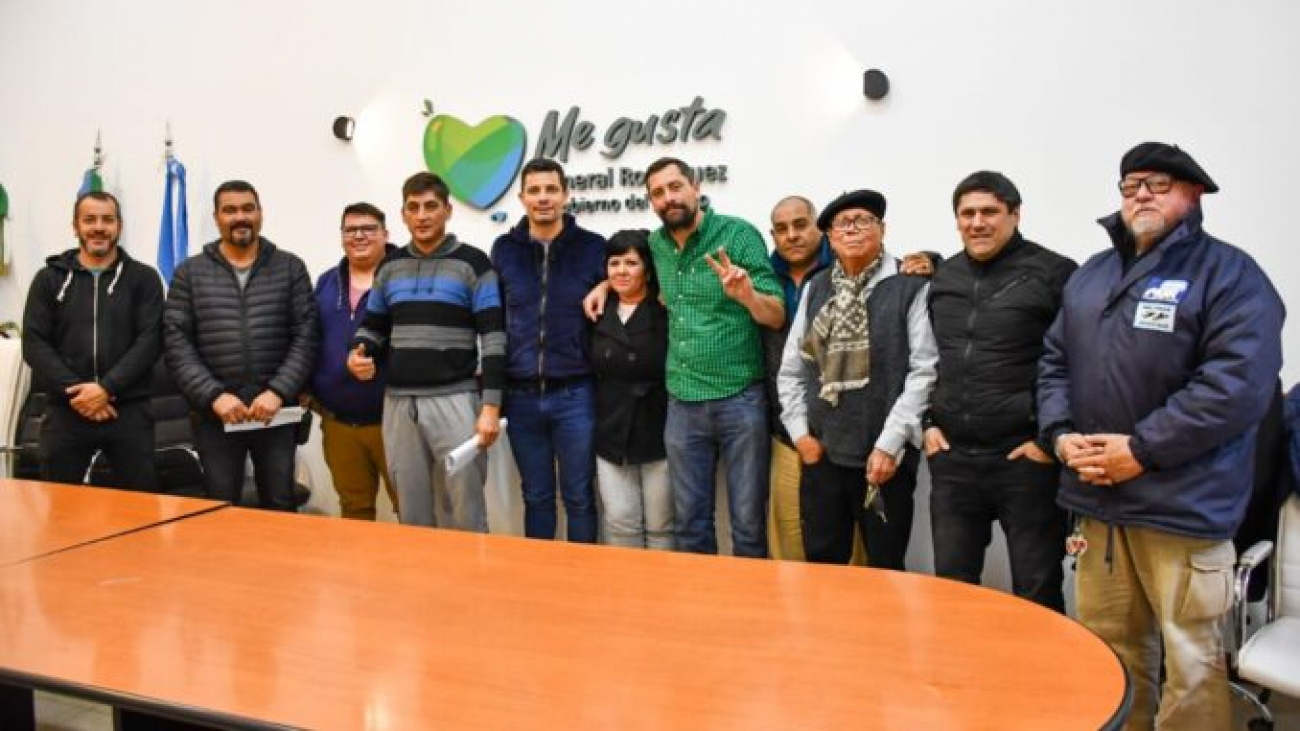 General Rodríguez: acuerdo con los trabajadores municipales por nuevos aumentos y bonos salariales