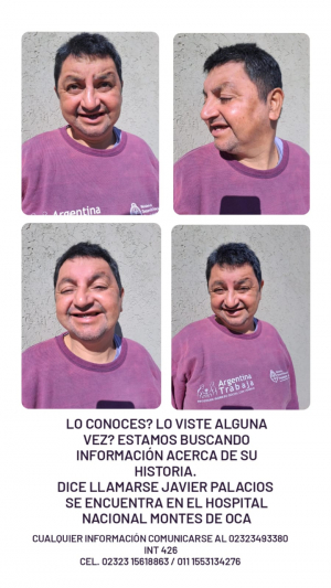 Buscan información sobre un hombre