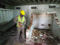 LENER S.A Y EL MUNICIPIO INICIARON OBRA EN LOS BAÑOS DE LA TERMINAL