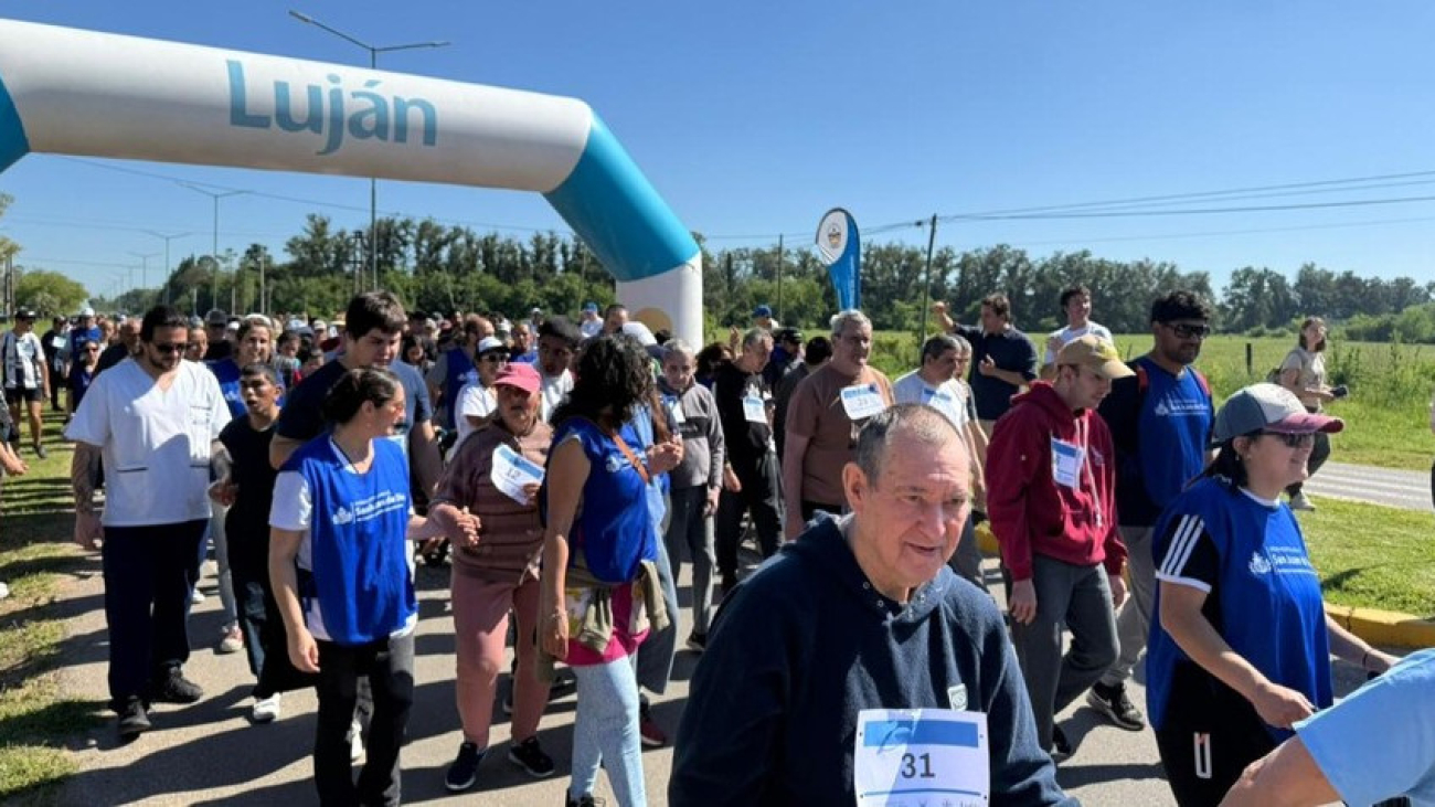 Luján: Más de 400 personas participaron de la segunda edición de la Caminata por la Inclusión