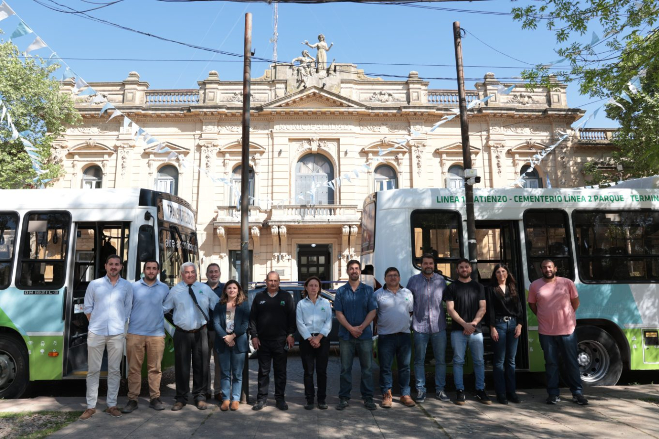 Mercedes: se suman dos nuevos colectivos y moderniza su servicio de Transporte Urbano