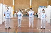 Llegaron a la ciudad 3.600 dosis para la campaña de vacunación de covid