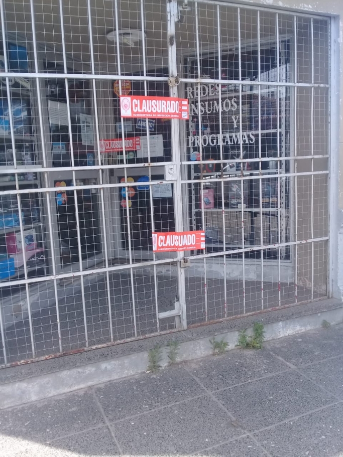 GRAL RODRÍGUEZ: CLAUSURAN COMERCIOS POR INCUMPLIMIENTOS TRIBUTARIOS