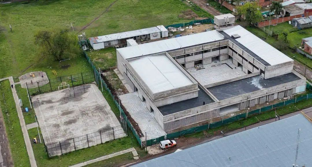 General Rodríguez: Continúan las obras de la nueva Escuela Primaria N.º 24 en Parque Joly